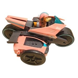 Paw Patrol Liberty Movie Motorcycle with Sidecar and Figure Pink Grey 22